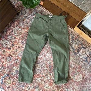 Wallace & Barnes military camp pant in Olive